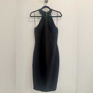 Taylor Elegant Black Backless Dress